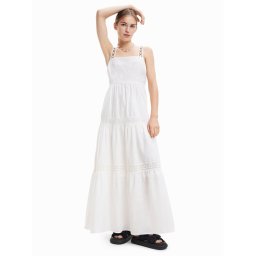 Desigual Hétköznapi ruha 23SWVW66 Fehér Regular Fit