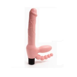 Straples Dildo with anal plug.