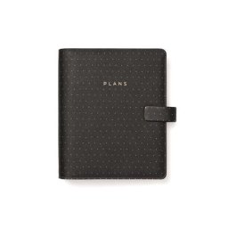 Kalendárium, gyűrűs, betétlapokkal, A5, FILOFAX "Moonlight", fekete