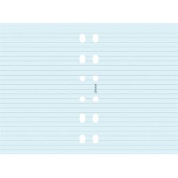 Kalendárium betét, jegyzetlap, personal méret, vonalas, FILOFAX, kék