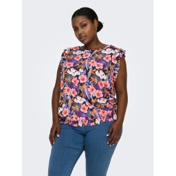 ONLY Carmakoma Blúz 15298017 Színes Regular Fit