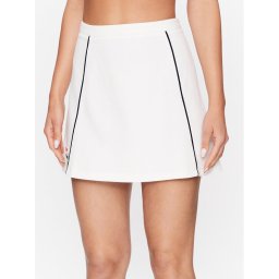 Lacoste Rakott szoknya JF5572 Ekru Regular Fit