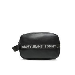 Tommy Jeans Smink táska Tjm Essential Leather Washbag AM0AM11425 Fekete