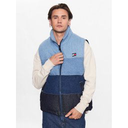Tommy Jeans Mellény DM0DM16735 Sötétkék Regular Fit