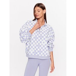 Vans Pulóver Fairlands Mock Neck Fleece VN000A5Y Lila Regular Fit