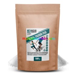 100% TAURIN POR - adalékanyag mentes, tiszta, 3000 mg aminosav - 500 g - Natur Tanya