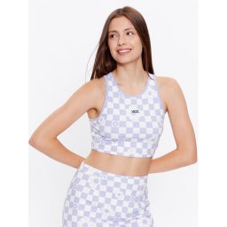 Vans Felső Longline Racerback Print Bralette VN00073R Lila Regular Fit