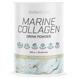 BioTech USA Marine Collagen zöldtea-citrom kollagén italpor - 240g