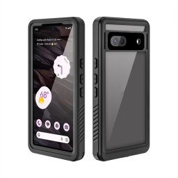 SOLID IP68 Kétoldalas borító a Google Pixel 7a készülékhez fekete