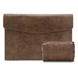 CLASSIC SET Tok laptophoz akár 13.3" átlóval + borító a tartozékoknak, sötétbarna