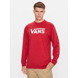Vans Pulóver Mn Vans Classic Ls VN000K6H Piros Classic Fit