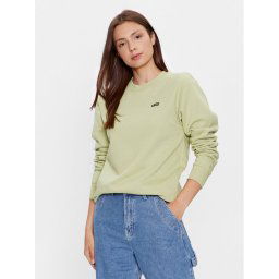 Vans Pulóver Flying V Bff Crew Emea VN00046X Zöld Regular Fit