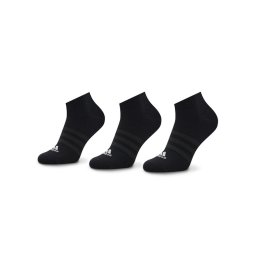 adidas 3 pár unisex bokazokni Thin And Light IC1336 Fekete