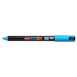 UNI Dekormarker, 0,7 mm, UNI "Posca PC-1MR", világoskék