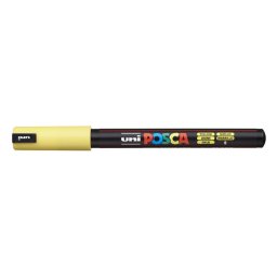 UNI Dekormarker, 0,7 mm, UNI "Posca PC-1MR", sárga