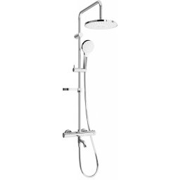 Mexen KX05 komplett Kád-Zuhany szett termosztátos , króm/fehér - 779000591-00 Zuhany szett komplett