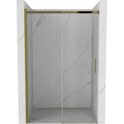 Mexen Omega 8 mm Zuhany ajtó csúszó 140 cm, átlátszó , arany - 825-140-000-50-00 Csúszó zuhany ajtó