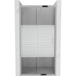 Mexen Apia Zuhany ajtó csúszó 150 cm, intimato , króm - 845-150-000-01-20 Csúszó zuhany ajtó