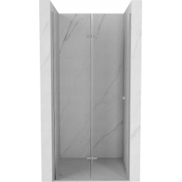 Mexen Lima Zuhanyajtó csukló 95 cm, átlátszó , króm - 856-095-000-01-00 Csukló zuhany ajtó