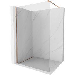 Mexen Kioto Walk-In Zuhanyfal 70 x 200 cm, átlátszó üveg 8 mm, rózsa arany - 800-070-101-60-00 Walk-In Zuhanyfal