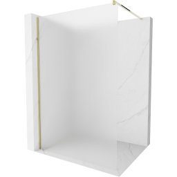 Mexen Kioto Walk-In Zuhanyfal 80 x 200 cm, szatén 8 mm, arany - 800-080-101-50-30 Walk-In Zuhanyfal