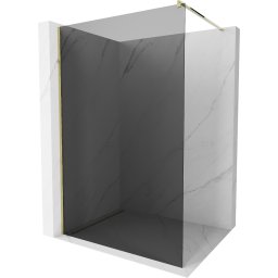 Mexen Kioto Walk-In Zuhanyfal 80 x 200 cm, grafit 8 mm, arany - 800-080-101-50-40 Walk-In Zuhanyfal