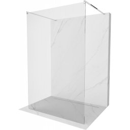 Mexen Kioto Walk-In Zuhanyfal szabadonálló 110 x 200 cm, átlátszó üveg 8 mm, króm - 800-110-002-01-00 Walk-In Zuhanyfal