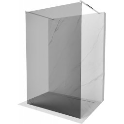 Mexen Kioto Walk-In Zuhanyfal szabadonálló 100 x 200 cm, grafit, króm - 800-100-002-01-40 Walk-In Zuhanyfal