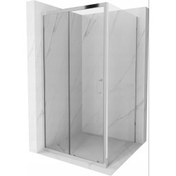 Mexen Apia Zuhanykabin Toló ajtóval 90 x 90 cm, átlátszó üveg, króm - 840-090-090-01-00 Toló ajtós