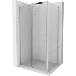 Mexen Apia Zuhanykabin Toló ajtóval 115 x 90 cm, átlátszó üveg, króm - 840-115-090-01-00 Toló ajtós
