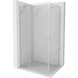 Mexen Roma Duo Zuhanykabin Nyiló ajtóval 90 x 70 cm, átlátszó üveg, króm - 854-090-070-02-00 DUO zuhanykabin