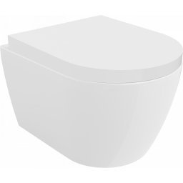 Mexen Carmen Perem nélküli fali wc lassú záródásu tetõvel szürke , duroplast, fehér - 30880200 Wc