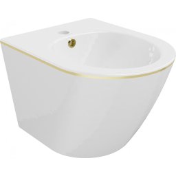 Mexen Lena bidé fali , fehér/ arany - 35224805 Bidé Bidé
