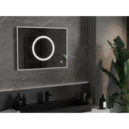 Mexen Koga Led fürdõszobai tükör 80 x 60 cm, LED 6000K, + páramentesít? - 9821-080-060-611-00 Led Tükör