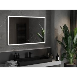 Mexen Navia Led fürdõszobai tükör 100 x 80 cm, LED 6000K, + páramentesít? - 9803-100-080-611-00 Led Tükör