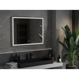 Mexen Taco Led fürdõszobai tükör 100 x 80 cm, LED 6000K, + páramentesít? - 9805-100-080-611-00 Led Tükör