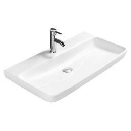 Mexen Lili Mosdó kagyló 81 x 47 cm, fehér - 21138100 Mosdó csaplyukal