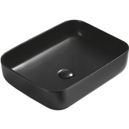 Mexen Carla mosdó pultra helyezhetõ 50 x 39 cm, fekete mat - 21555085 Pultra építhető