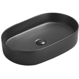 Mexen Celia mosdó pultra helyezhetõ 60 x 38 cm, fekete mat - 22206085 Pultra építhető