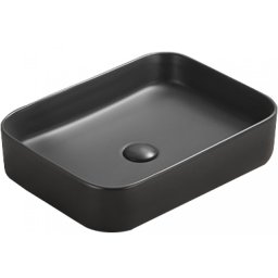 Mexen Vena mosdó pultra helyezhetõ 50 x 37 cm, fekete mat - 22195085 Pultra építhető