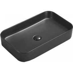 Mexen Vena mosdó pultra helyezhetõ 60 x 37 cm, fekete mat - 22196085 Pultra építhető