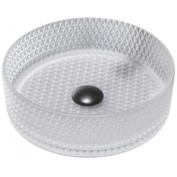 Mexen Aura üveg mosdó pultra helyezhetõ 39 x 39 cm, mata - 24013930 Pultra építhető