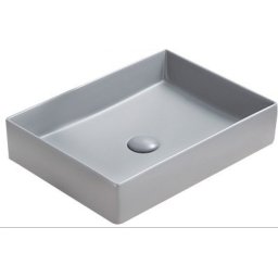 Mexen Goya mosdó pultra helyezhetõ 51 x 37 cm, szürke mat - 22185061 Pultra építhető