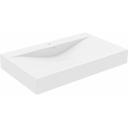 Mexen Poli mosdó pultra helyezhetõ kompozit 1/O 80 x 48 cm, fehér - 23028001 Pultra építhető