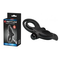Pretty-Love Vibrant Penis Ring Black