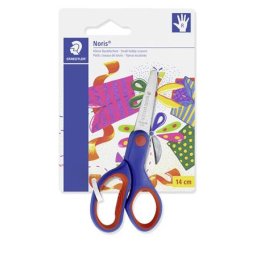 STAEDTLER Olló, iskolai, 14 cm, STAEDTLER "Noris 965", kék