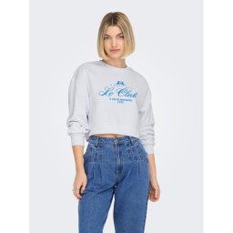ONLY Pulóver 15304167 Fehér Regular Fit