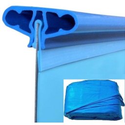 Medence pótfólia kerek 3,5 x 1,2m / 0,4mm akasztóprofilos GRE FPR352