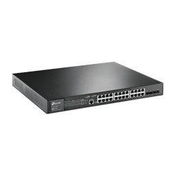 28 Port Switch 10/100/1000Mbps TP-LINK TL-SG3428MP JetStream 28-Port Gigabit L2 Managed Switch with 24-Port PoE PN: TL-SG3428MP