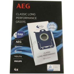 Porszívó textil, mikroszűrős porzsák eldobható E201S, GR201SM AEG, Electrolux, Philips porszívókhoz ew05066